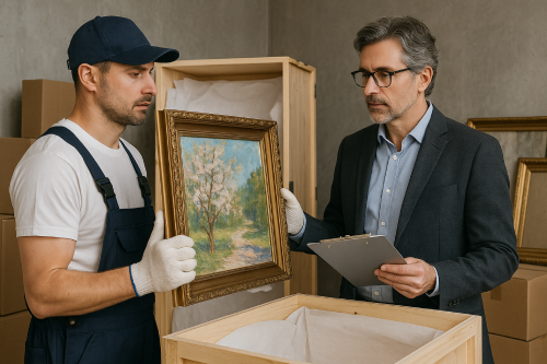Exportação temporária de obras de arte