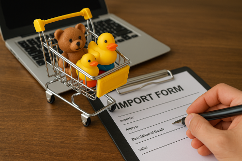 Importação simplificada de brinquedos